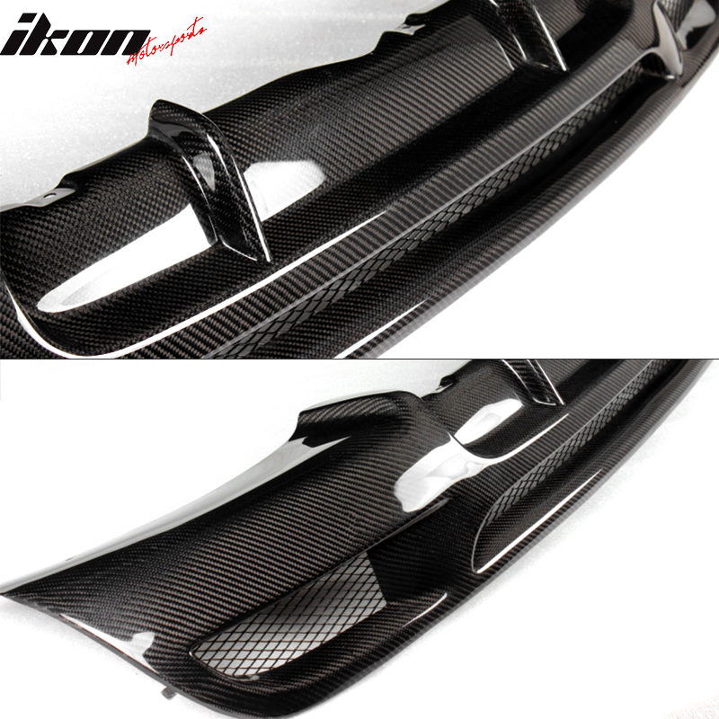 2007-2013 BMW E82 1 Series HT Style Rear Bumper Diffuser Carbon Fiber
