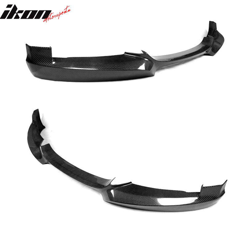 2007-2013 BMW 1 Series E82 M Sport HT Front Bumper Lip Carbon Fiber