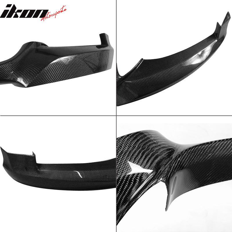 2007-2013 BMW 1 Series E82 M Sport HT Front Bumper Lip Carbon Fiber