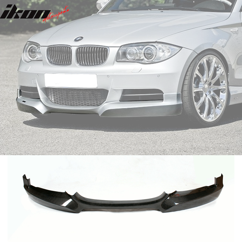 2007-2013 BMW 1 Series E82 M Sport HT Front Bumper Lip Carbon Fiber