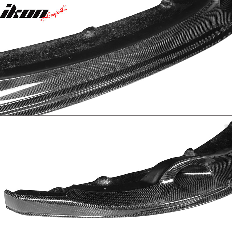 2011-2012 BMW 1M RV Style Front Bumper Lip Spoiler Carbon Fiber