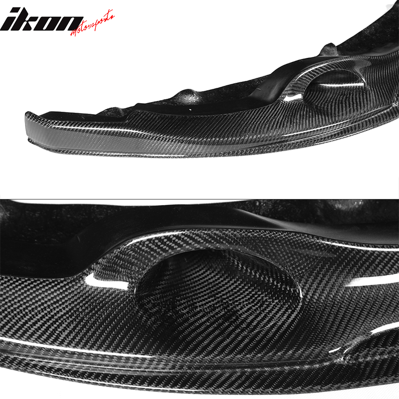 2011-2012 BMW 1M RV Style Front Bumper Lip Spoiler Carbon Fiber