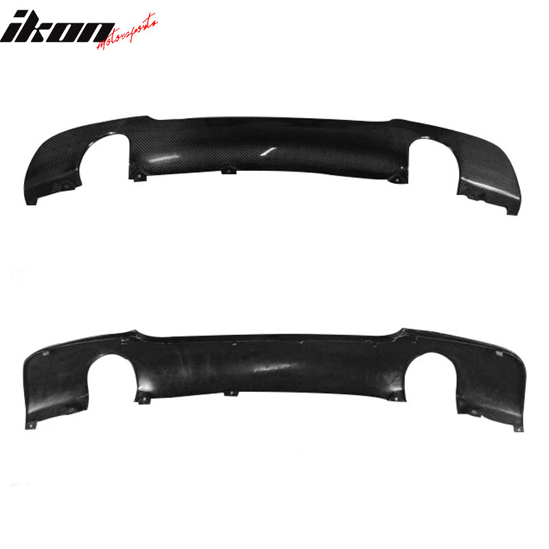 2006-2011 BMW 3 Series E90 MP Style Rear Bumper Diffuser Carbon Fiber