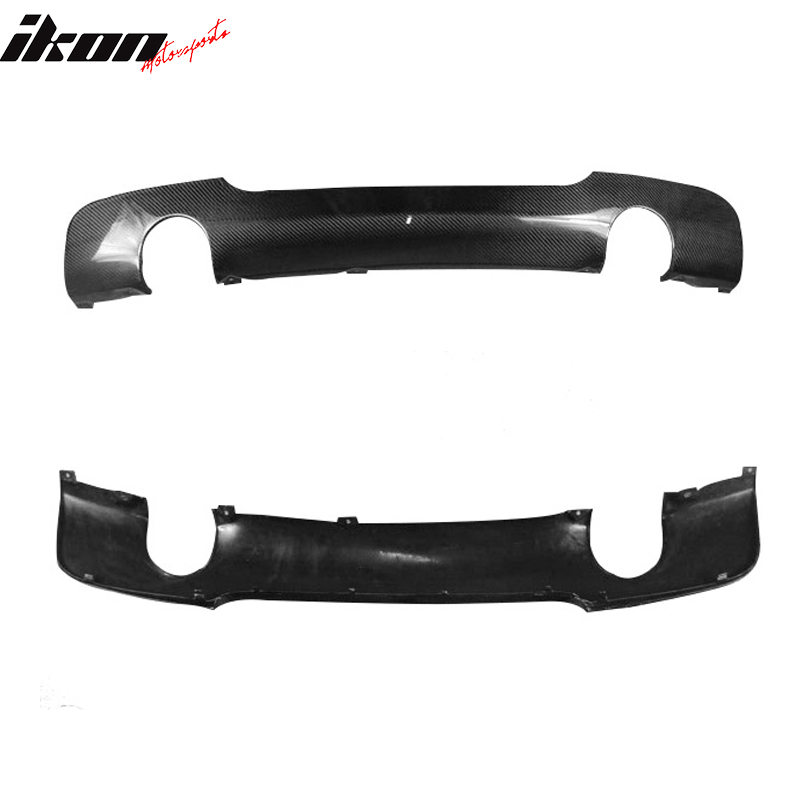 2006-2011 BMW 3 Series E90 MP Style Rear Bumper Diffuser Carbon Fiber