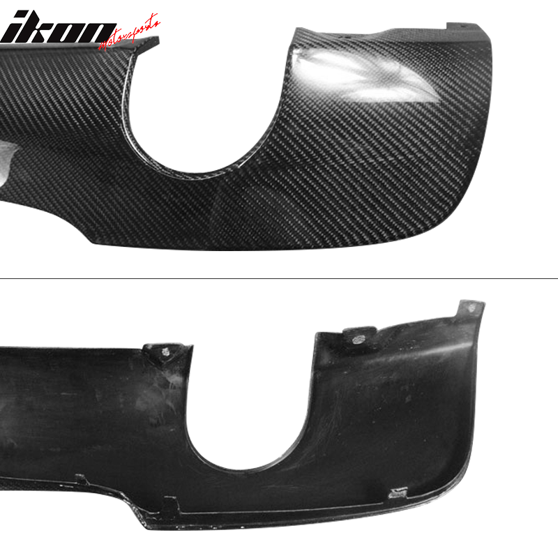 2006-2011 BMW 3 Series E90 MP Style Rear Bumper Diffuser Carbon Fiber