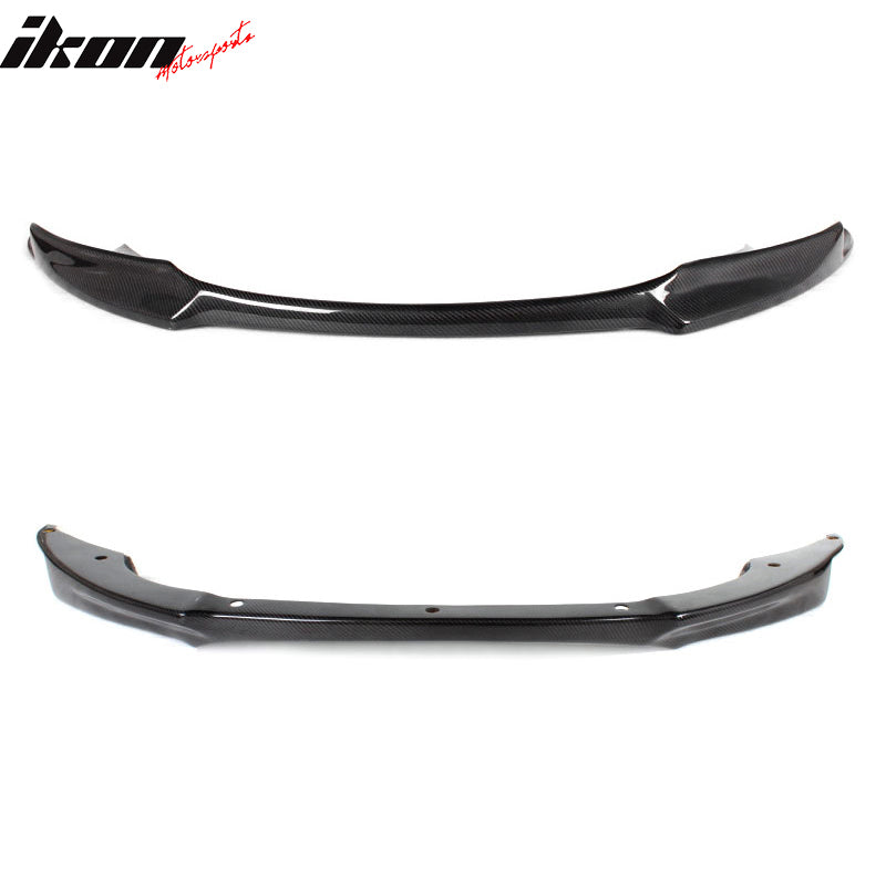 2008-2014 BMW E92 M3 3 Series V Style Front Bumper Lip Carbon Fiber
