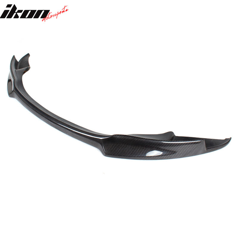 2008-2014 BMW E92 M3 3 Series V Style Front Bumper Lip Carbon Fiber