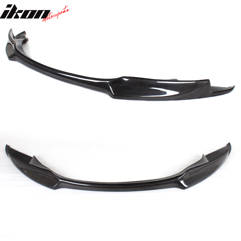 2008-2014 BMW E92 M3 3 Series V Style Front Bumper Lip Carbon Fiber