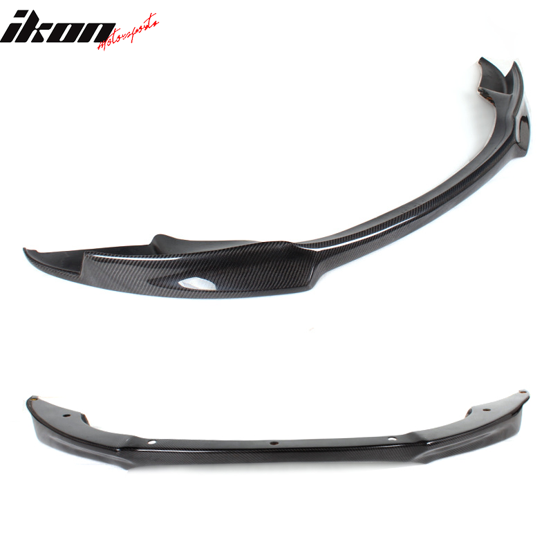 2008-2014 BMW E92 M3 3 Series V Style Front Bumper Lip Carbon Fiber
