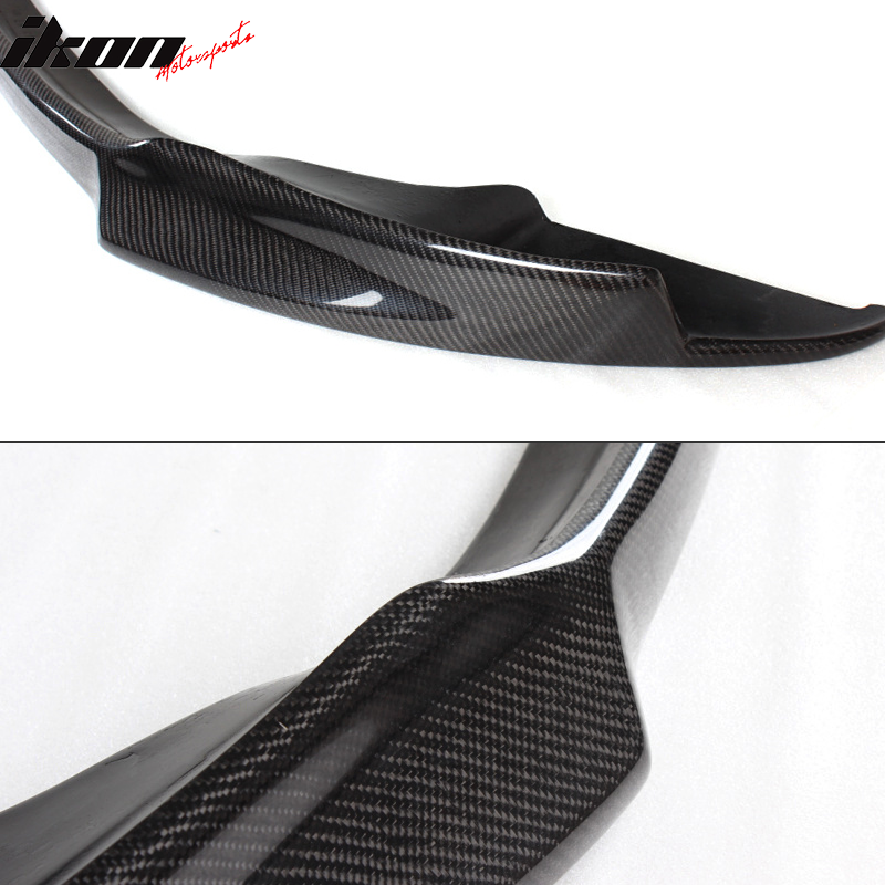 2008-2014 BMW E92 M3 3 Series V Style Front Bumper Lip Carbon Fiber