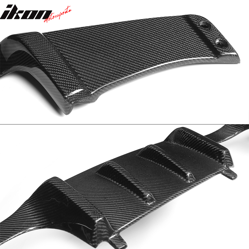 2008-2013 BMW E92 E93 M3 HM Style Rear Bumper Diffuser Carbon Fiber