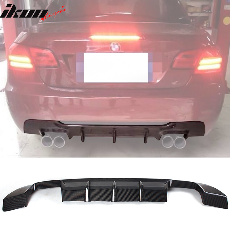2007-2013 BMW E92 E93 M Sport DD Style Rear Diffuser Lip Carbon Fiber