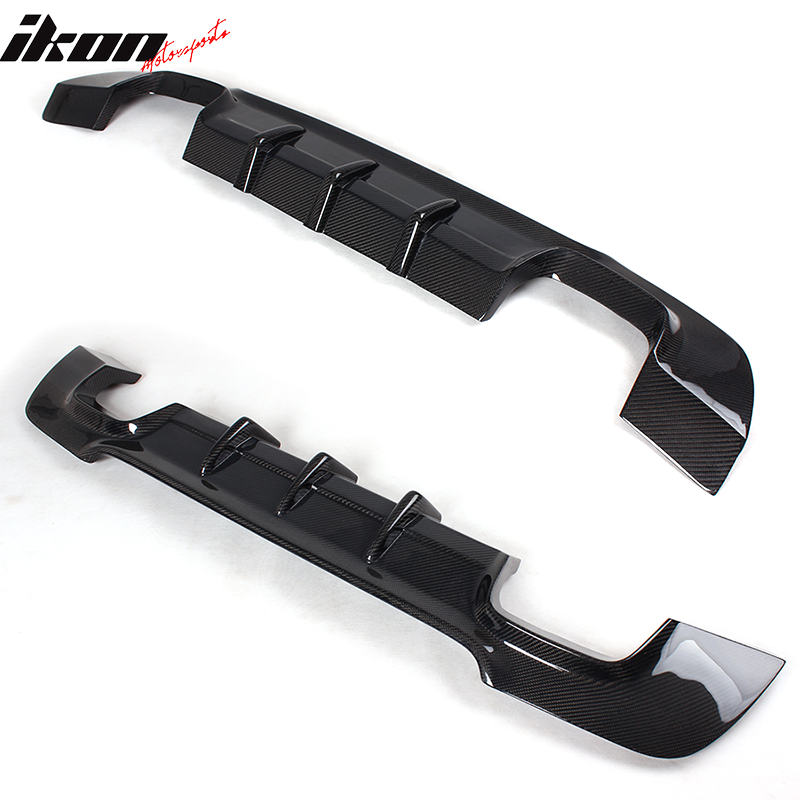 2007-2013 BMW E92 E93 M Sport DD Style Rear Diffuser Lip Carbon Fiber