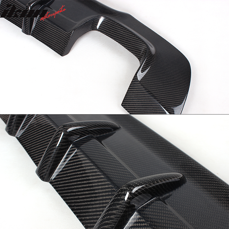 2007-2013 BMW E92 E93 M Sport DD Style Rear Diffuser Lip Carbon Fiber