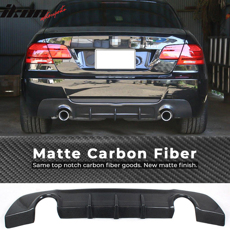 2007-2013 BMW E92 E93 3 Series MP Style Rear Lip Diffuser Carbon Fiber