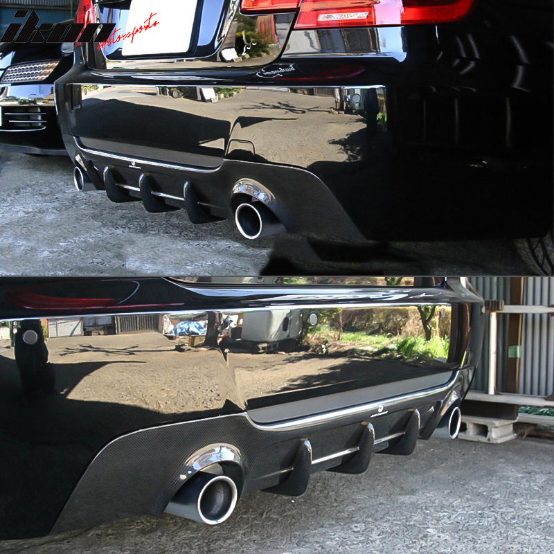 2007-2013 BMW E92 E93 3 Series MP Style Rear Lip Diffuser Carbon Fiber