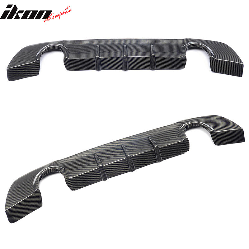 2007-2013 BMW E92 E93 3 Series MP Style Rear Lip Diffuser Carbon Fiber
