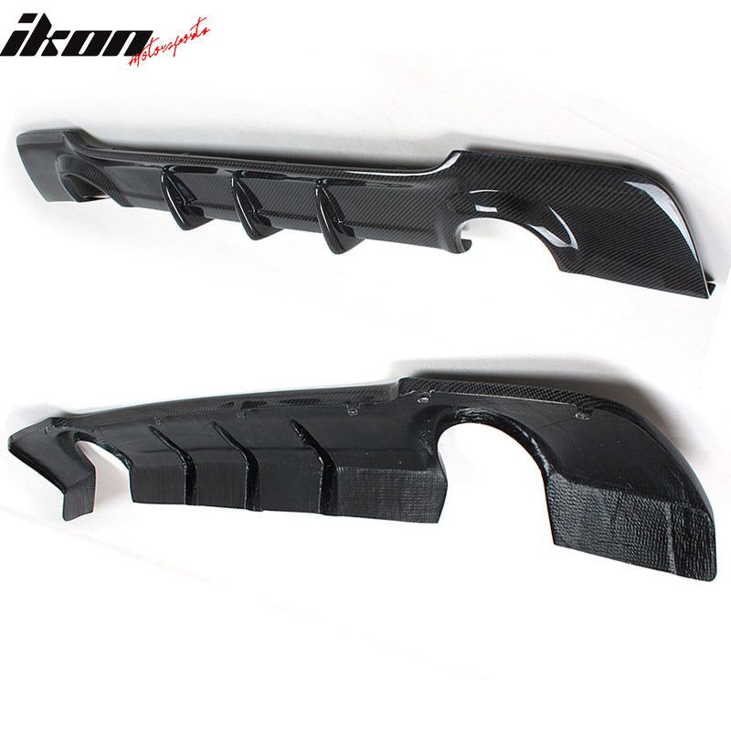 2007-2013 BMW E92 E93 3 Series MP Style Rear Lip Diffuser Carbon Fiber