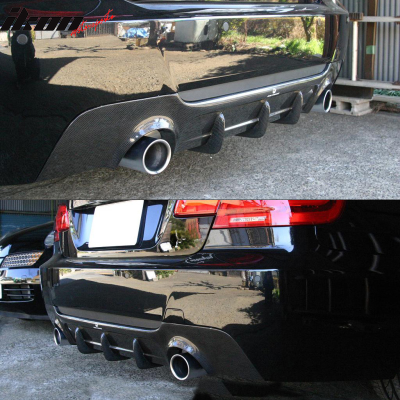 2007-2013 BMW E92 E93 3 Series MP Style Rear Lip Diffuser Carbon Fiber