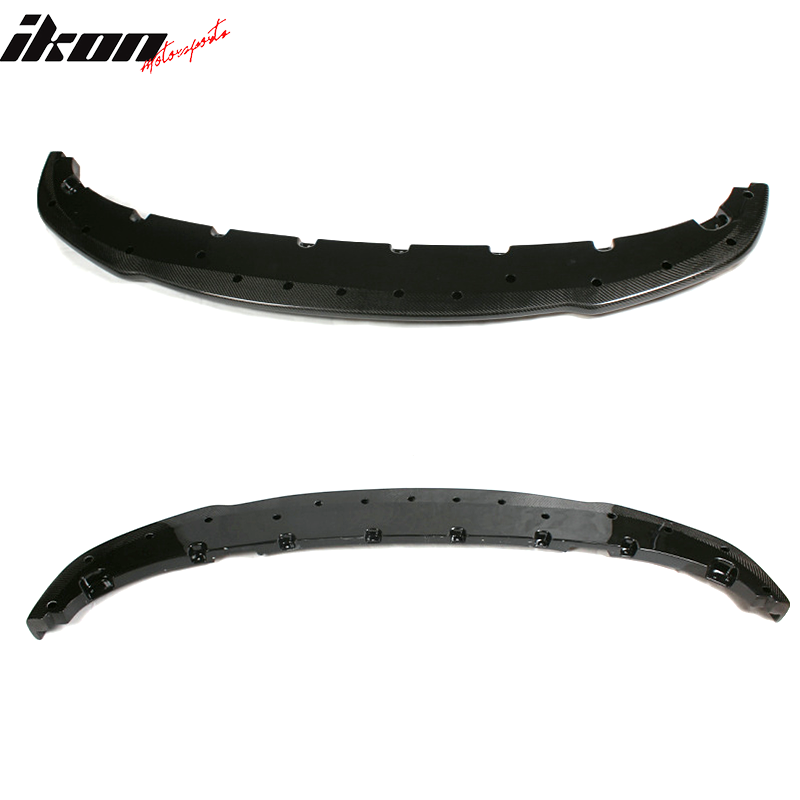 2011-2016 BMW 5 Series F10 HM Style Front Bumper Lip Carbon Fiber