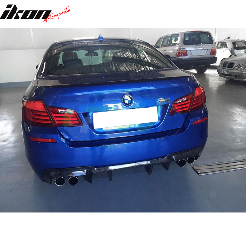 2011-2016 BMW F10 5 Series Sedan M-Sport VO Style Rear Diffuser FRP