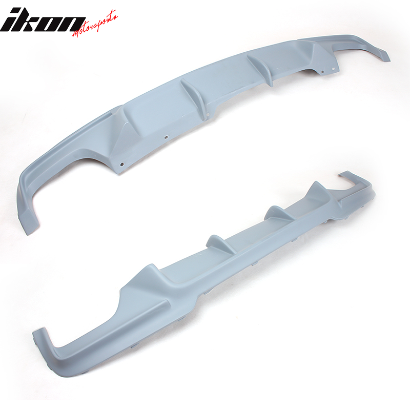 2011-2016 BMW F10 5 Series Sedan M-Sport VO Style Rear Diffuser FRP