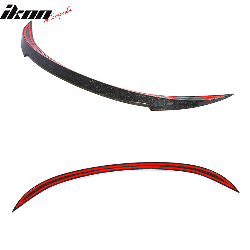 2012-2019 BMW F06 M6 Gran V Trunk Spoiler Forged Carbon Fiber