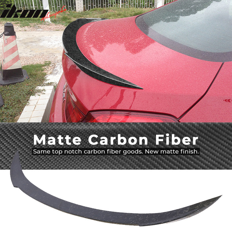 2012-2019 BMW F06 M6 Gran V Trunk Spoiler Forged Carbon Fiber