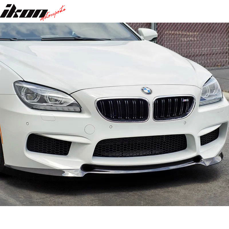 2012-2017 BMW 6 Series F06 M6 V Style Front Bumper Lip Carbon Fiber