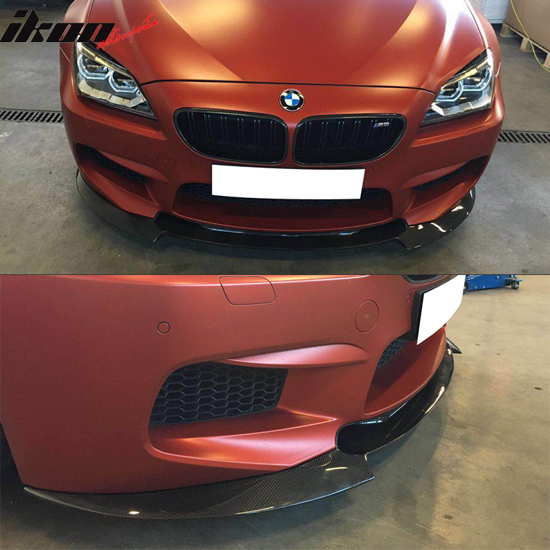 2012-2017 BMW 6 Series F06 M6 V Style Front Bumper Lip Carbon Fiber
