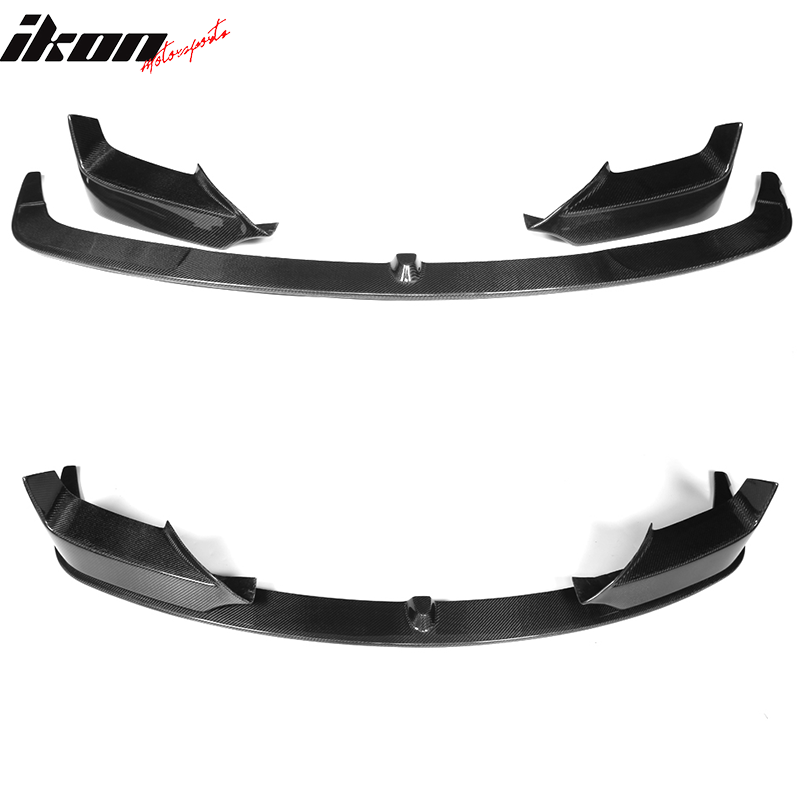 2012-2017 BMW 6 Series F12 F13 P Style Front Bumper Lip Carbon Fiber