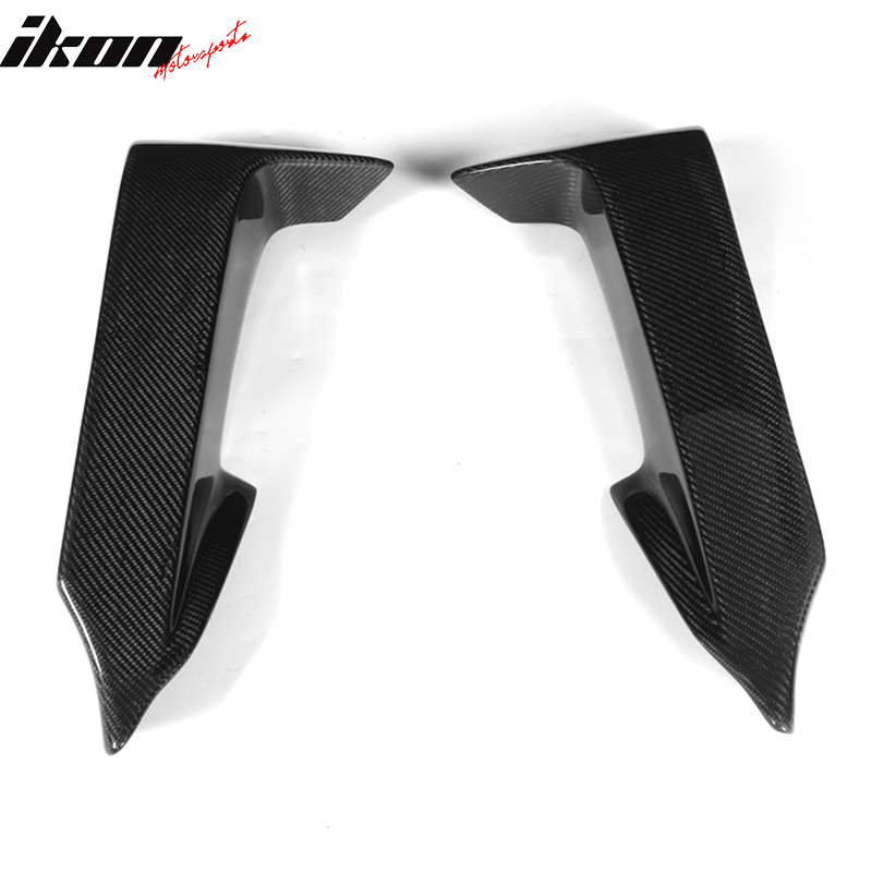 2012-2017 BMW 6 Series F12 F13 P Style Front Bumper Lip Carbon Fiber