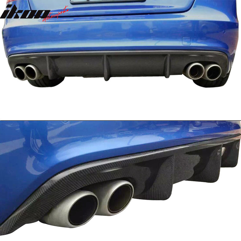 2013-2017 Audi S5 B8.5 OE Style Rear Bumper Diffuser Carbon Fiber FRP