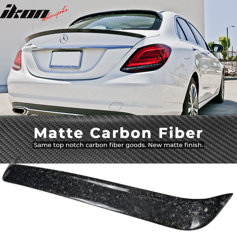 2015-2021 Benz C Class W205 OE Style Roof Spoiler Forged Carbon Fiber