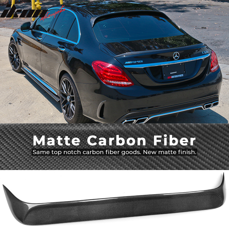 2015-2021 Benz C Class W205 OE Style Rear Roof Spoiler Carbon Fiber