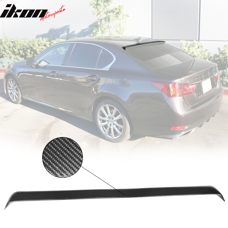 2013-2018 Lexus GS350 450H F Sport JC Style Roof Spoiler Carbon Fiber