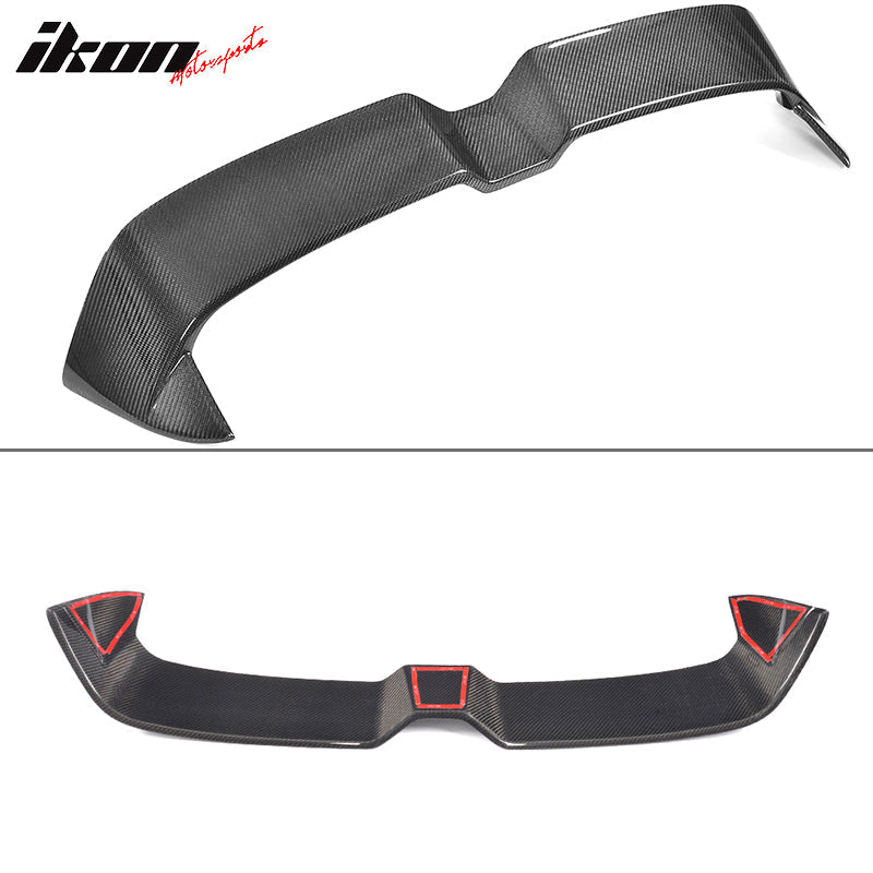 2014-2018 Audi A3 8V Hatchback JC Style Rear Roof Spoiler Carbon Fiber