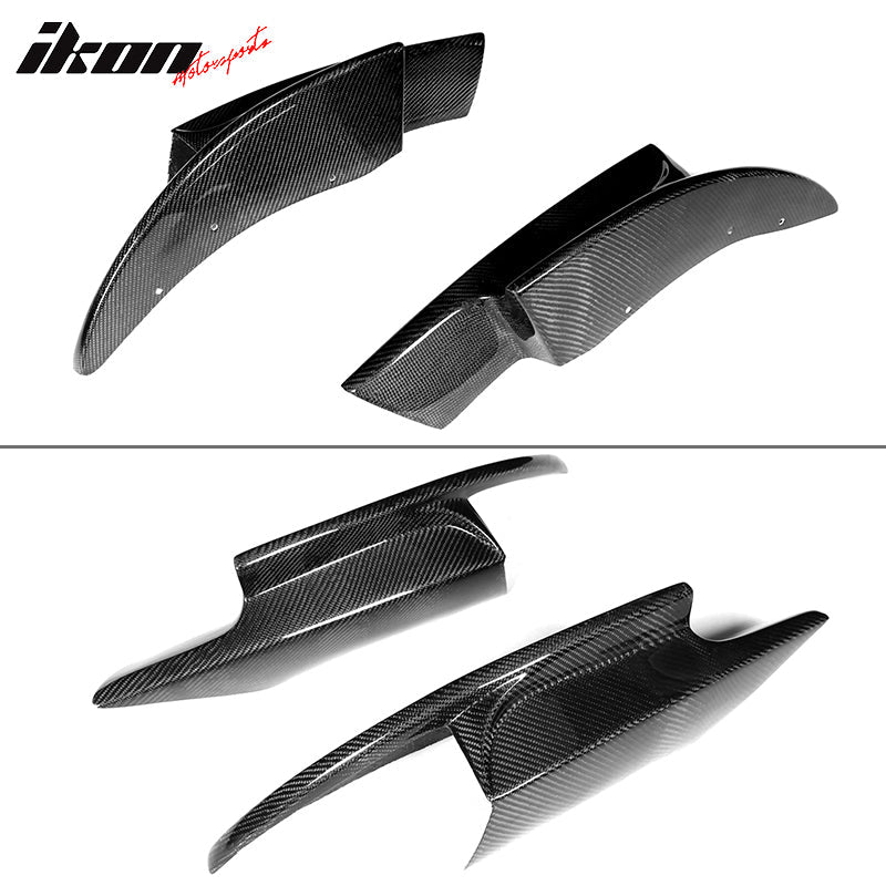 2012-2016 BMW F10 M5 RKP Style Front Bumper Lip Splitters Carbon Fiber