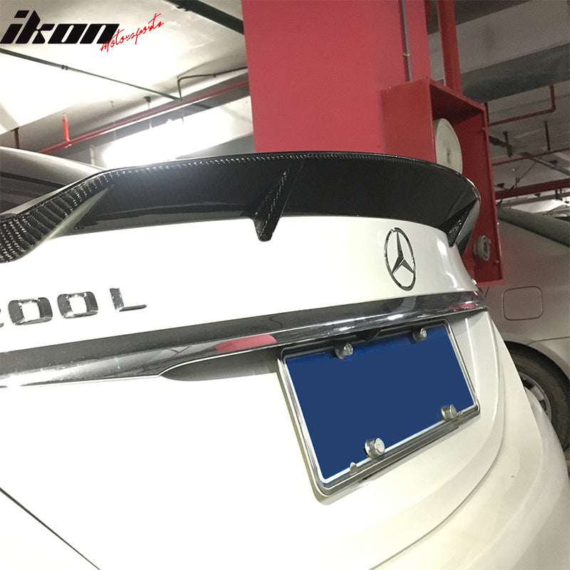 2015-2021 Benz W205 C Class JC Style Rear Trunk Spoiler Carbon Fiber