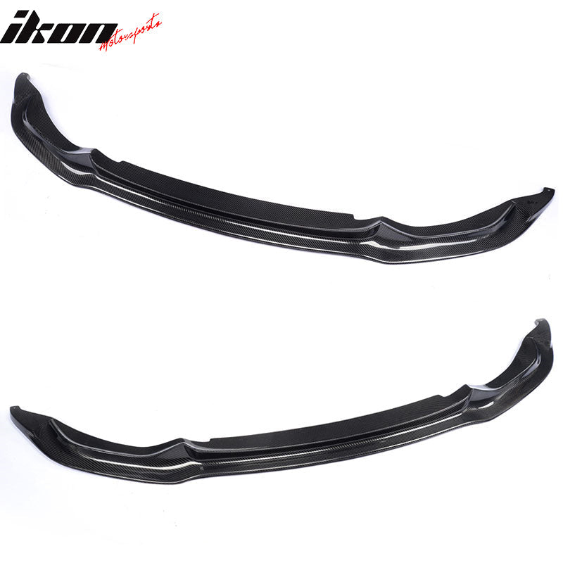 2015-2020 BMW M3 F80 M4 F82 F83 V Style Front Bumper Lip Carbon Fiber