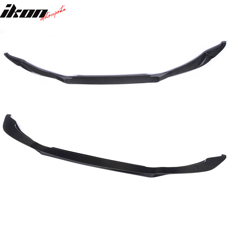 2015-2020 BMW M3 F80 M4 F82 F83 V Style Front Bumper Lip Carbon Fiber
