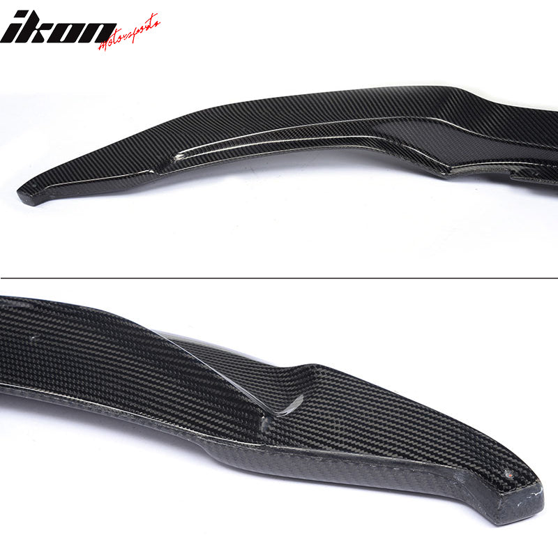 2015-2020 BMW M3 F80 M4 F82 F83 V Style Front Bumper Lip Carbon Fiber