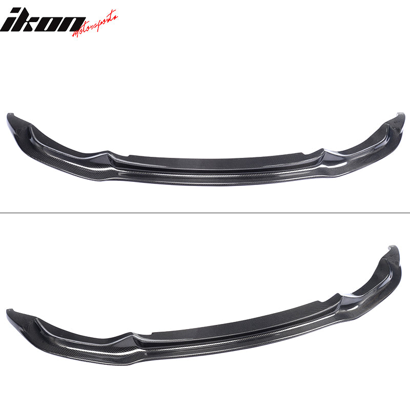 2015-2020 BMW M3 F80 M4 F82 F83 V Style Front Bumper Lip Carbon Fiber
