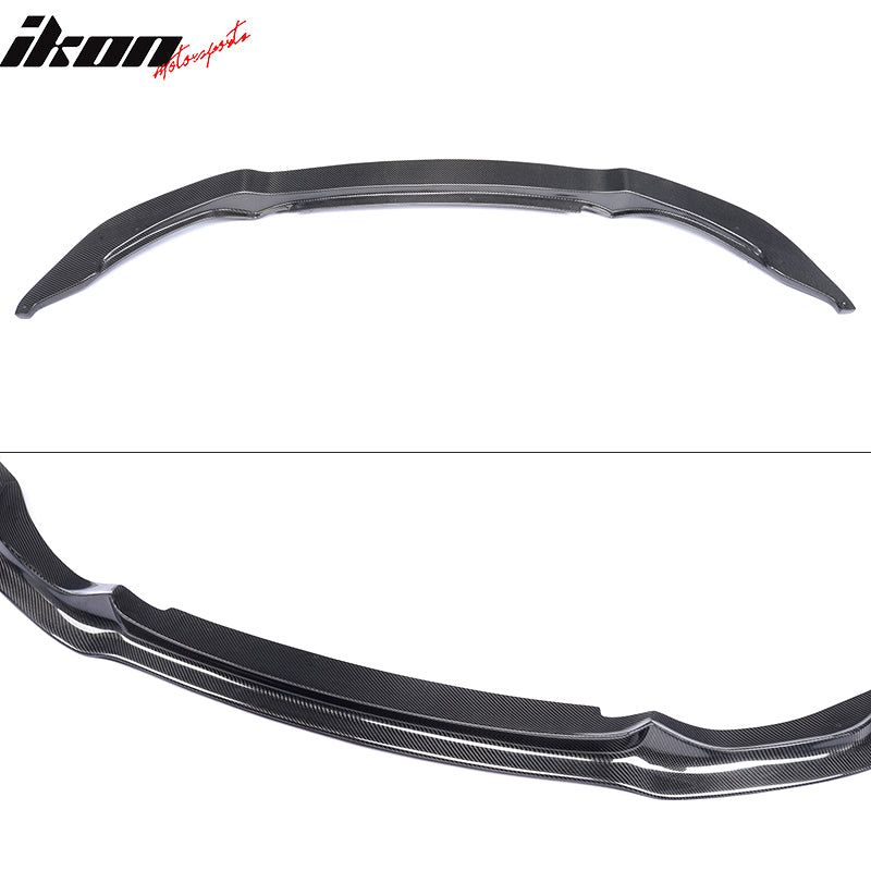 2015-2020 BMW M3 F80 M4 F82 F83 V Style Front Bumper Lip Carbon Fiber