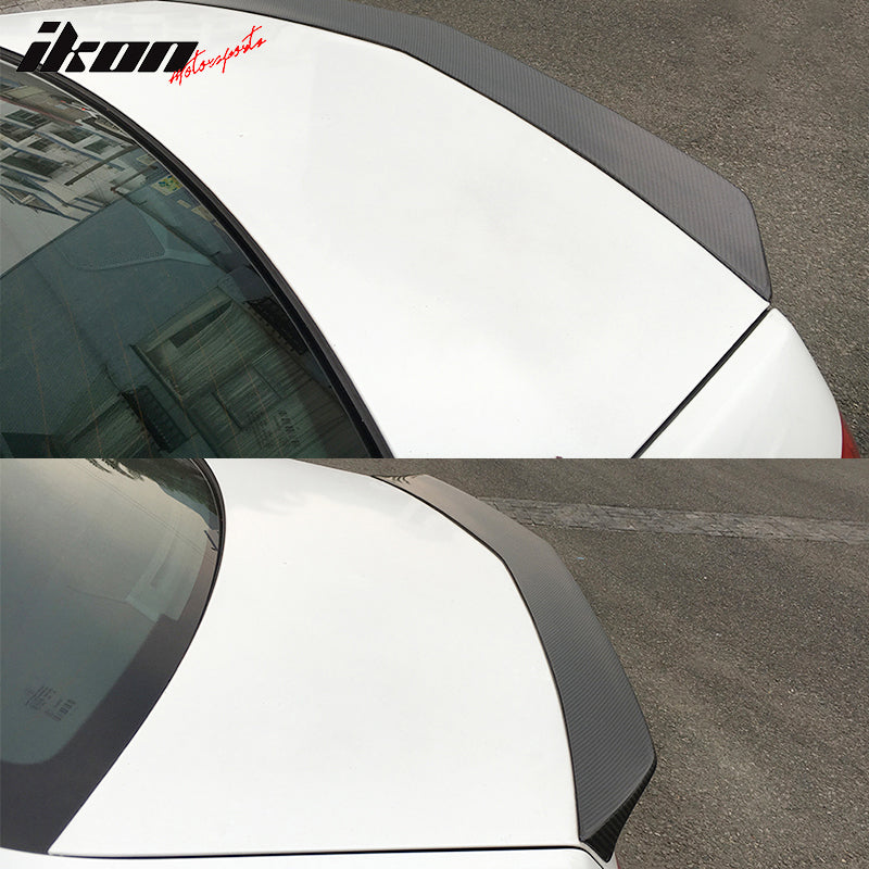 2010-2016 Benz E Class W212 V Style Rear Trunk Spoiler Carbon Fiber