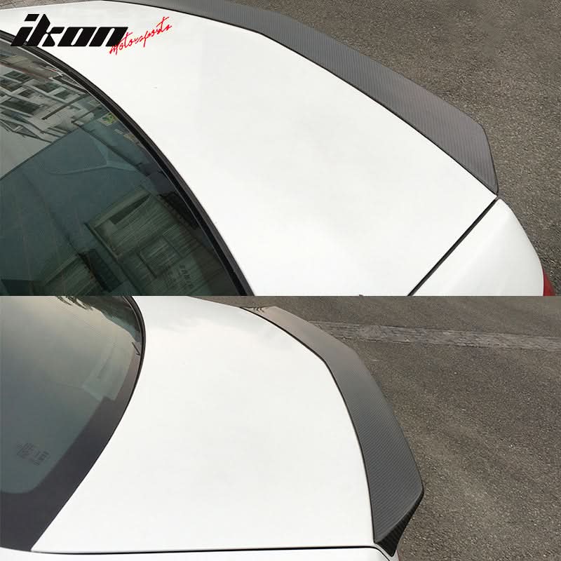 2010-2016 Benz E Class W212 V Style Rear Trunk Spoiler Carbon Fiber