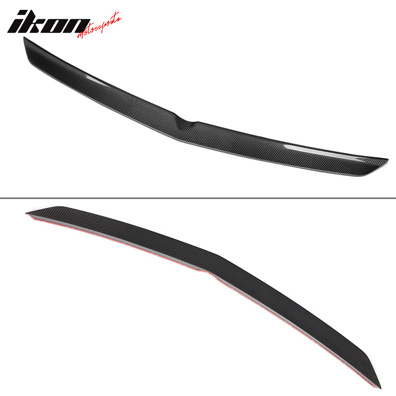 2010-2016 Benz E Class W212 V Style Rear Trunk Spoiler Carbon Fiber