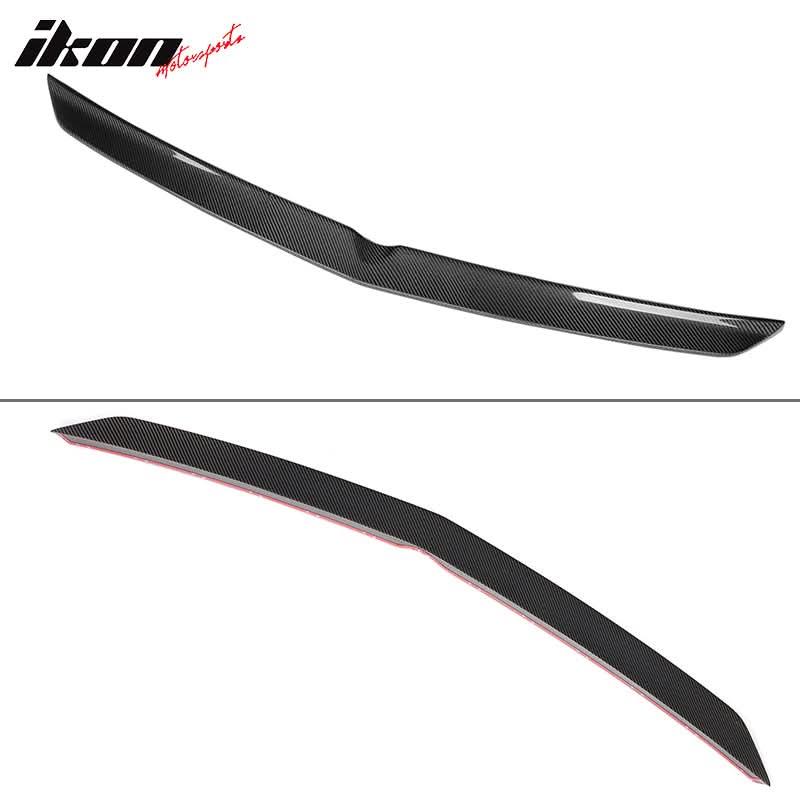 2010-2016 Benz E Class W212 V Style Rear Trunk Spoiler Carbon Fiber