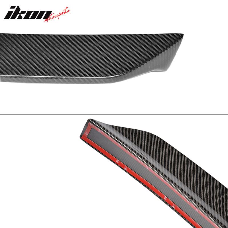 2010-2016 Benz E Class W212 V Style Rear Trunk Spoiler Carbon Fiber
