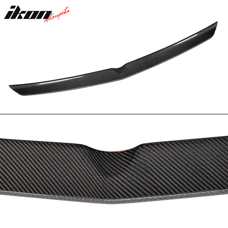 2010-2016 Benz E Class W212 V Style Rear Trunk Spoiler Carbon Fiber